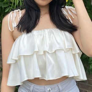 Ruffle blouse top